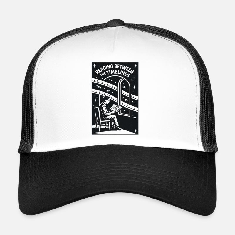 Reading Between Timelines | Sci-Fi Book Trucker Cap