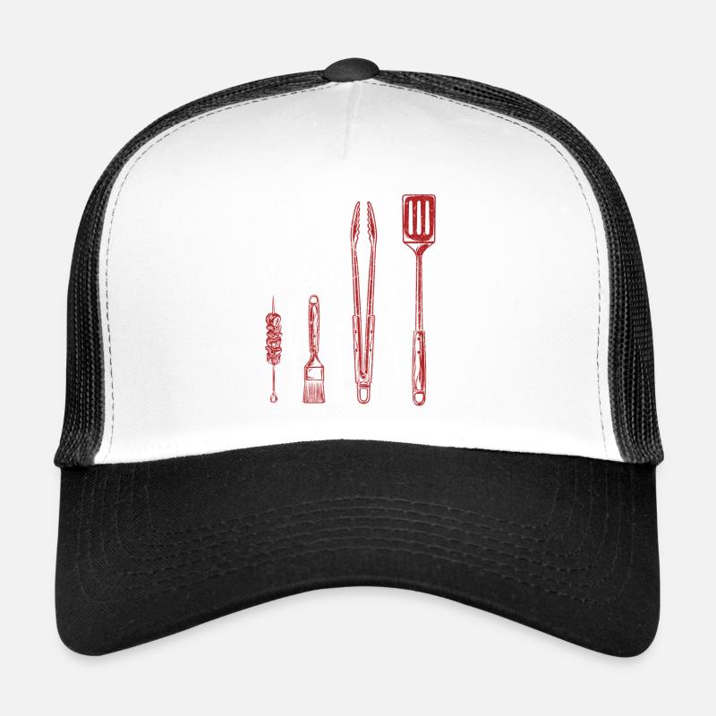Outils de barbecue Grill US Flag Pitmaster Casquette trucker 