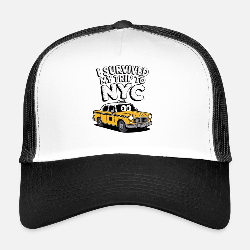 I Survived My Trip To Nyc - Trucker Cap - white/black