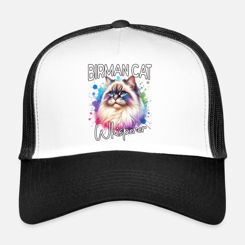 Le Murmureur de chats Birman Casquette trucker 