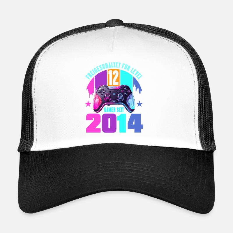 12. Geburtstag Junge Mädchen - Trucker Cap - Weiß/Schwarz