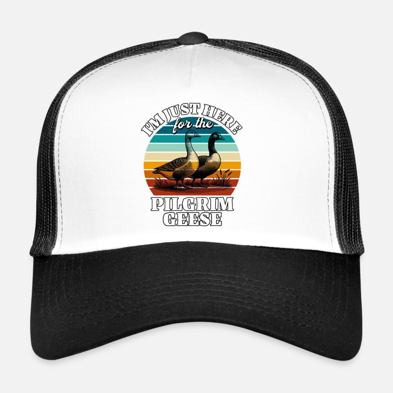 Lustige Pilgrim Gans Sprüche Trucker Cap