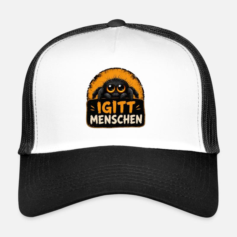 Witzige Igitt ! Menschen Spinne Trucker Cap