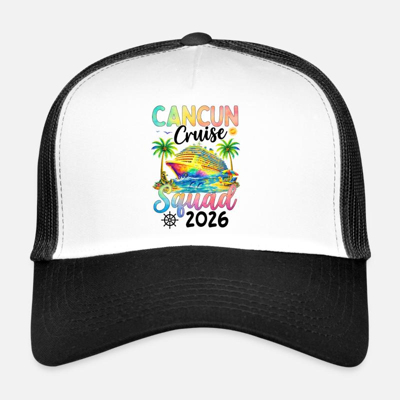 Équipe de croisière de Cancún 2026 Casquette trucker 