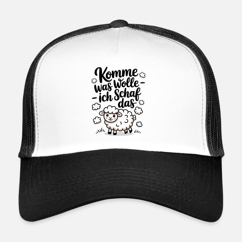 Komme Was Wolle Ich Schafe Das Trucker Cap