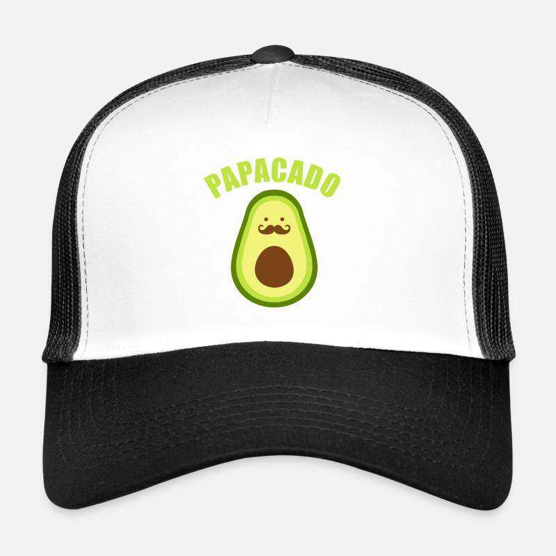 Avocado-Papagado-Schnurrbart Trucker Cap