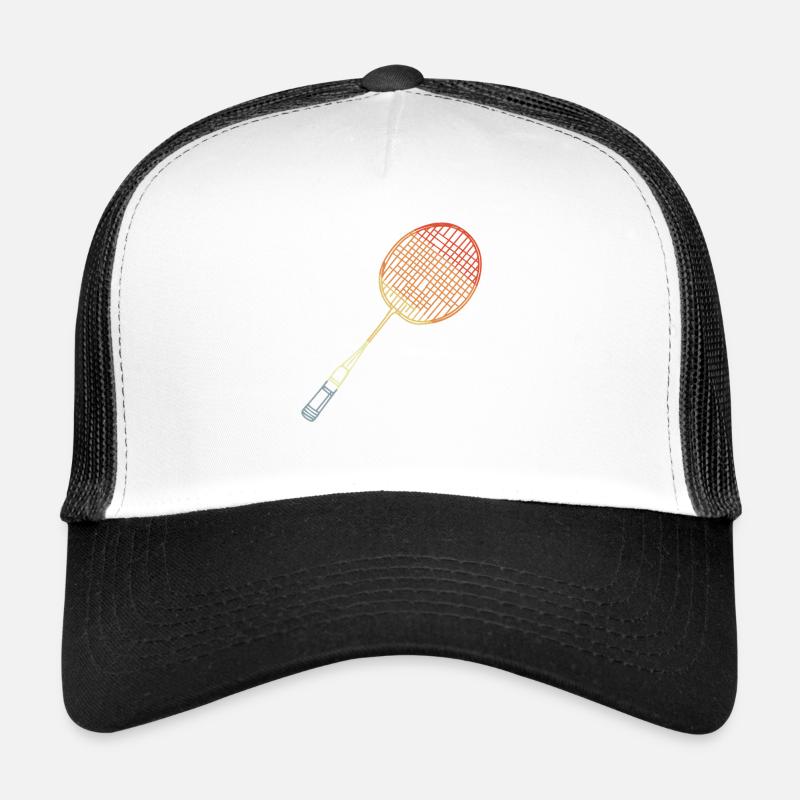 Esquisse de raquette de badminton Casquette trucker 