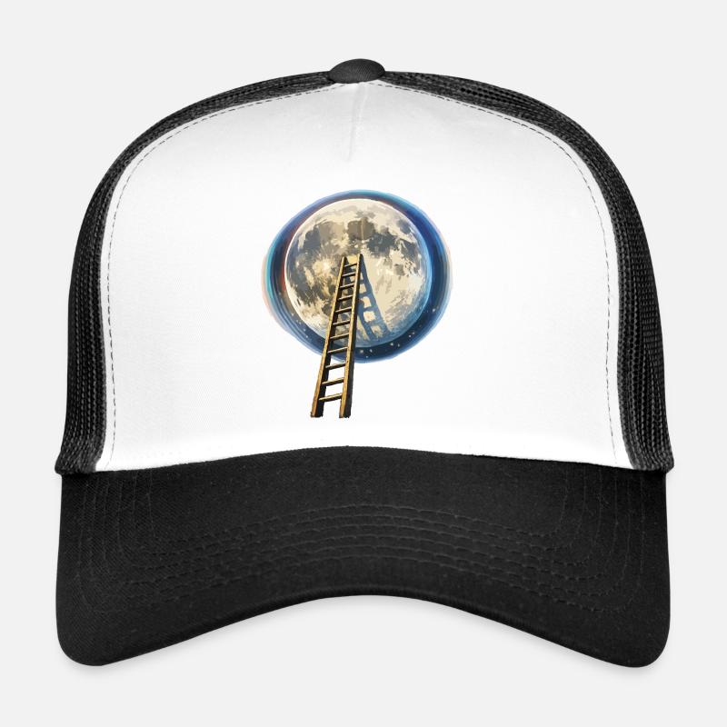 Échelle vers la Lune Casquette trucker 