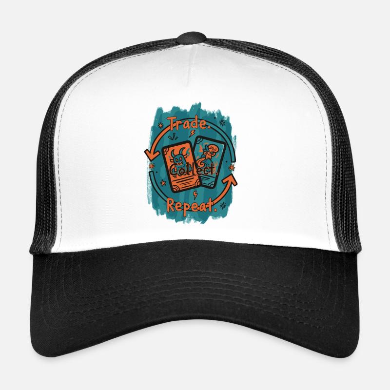 Collectionner des échanges de cartes à collectionner Collection Répété Casquette trucker 