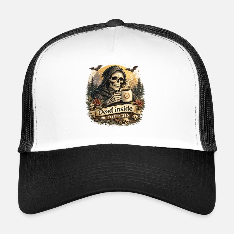 Mort and Café Caffeiné Trucker Cap