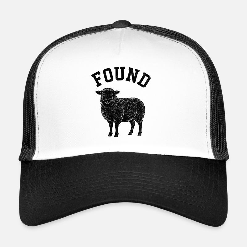Silhouette de mouton trouvée Casquette trucker 