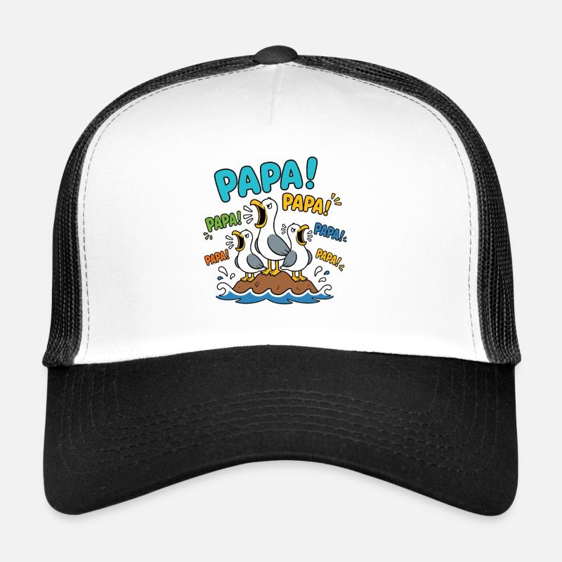 PAPA SEAGULL Trucker Cap