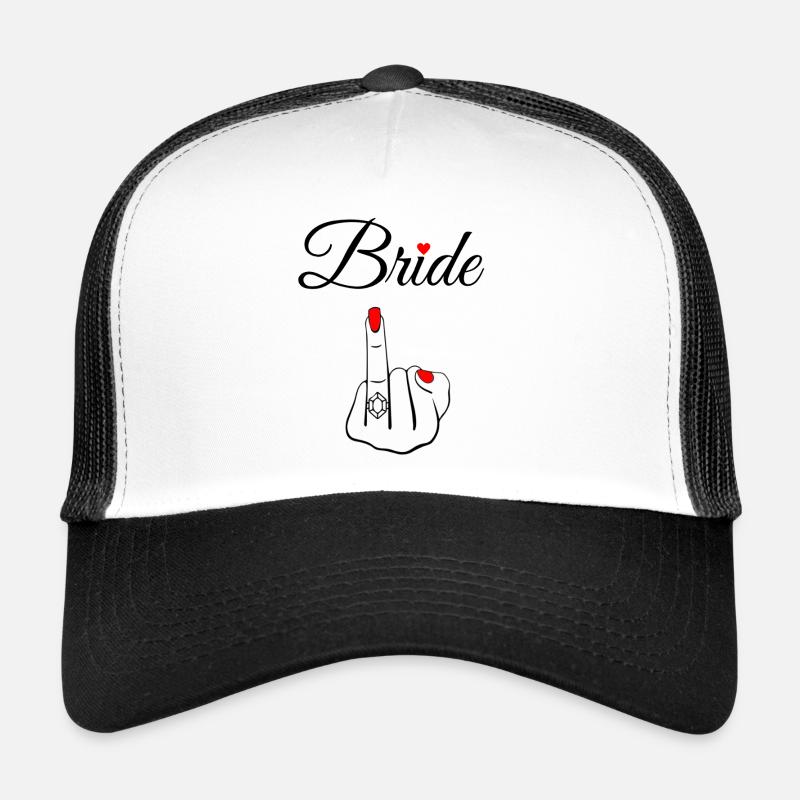 Sassy Bride Bachelorette - Trucker Cap - white/black