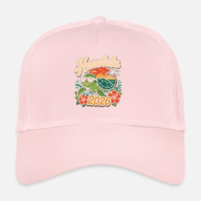 Honolulu 2026 Tortoise Trucker Cap