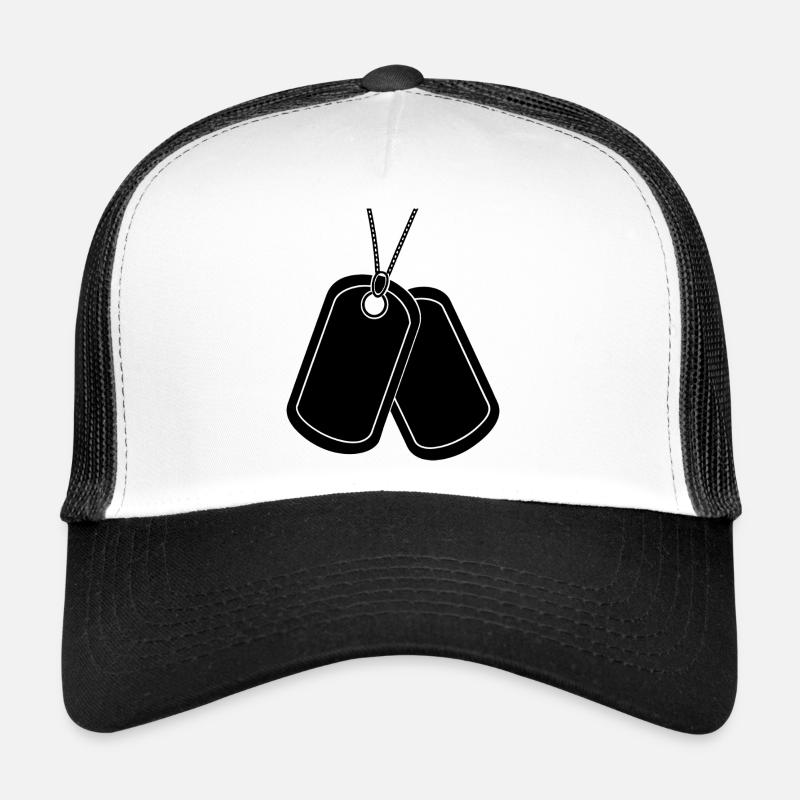 Plaque d’identité Casquette trucker 