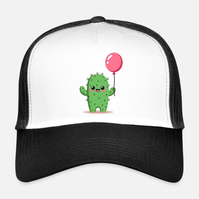 Cactus avec ballon Casquette trucker 