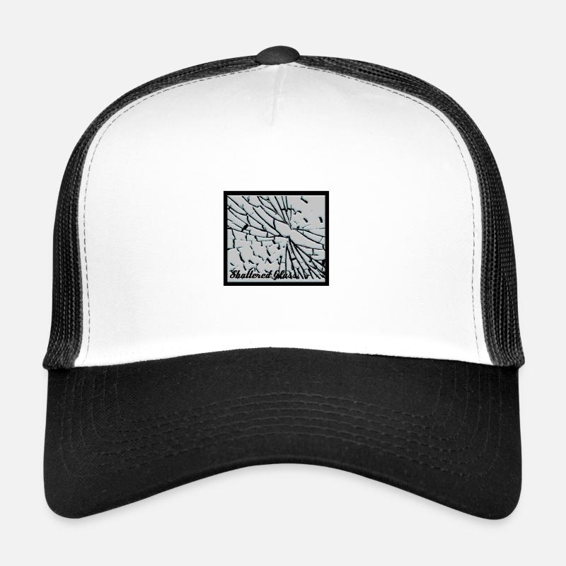 verre brisé Casquette trucker 