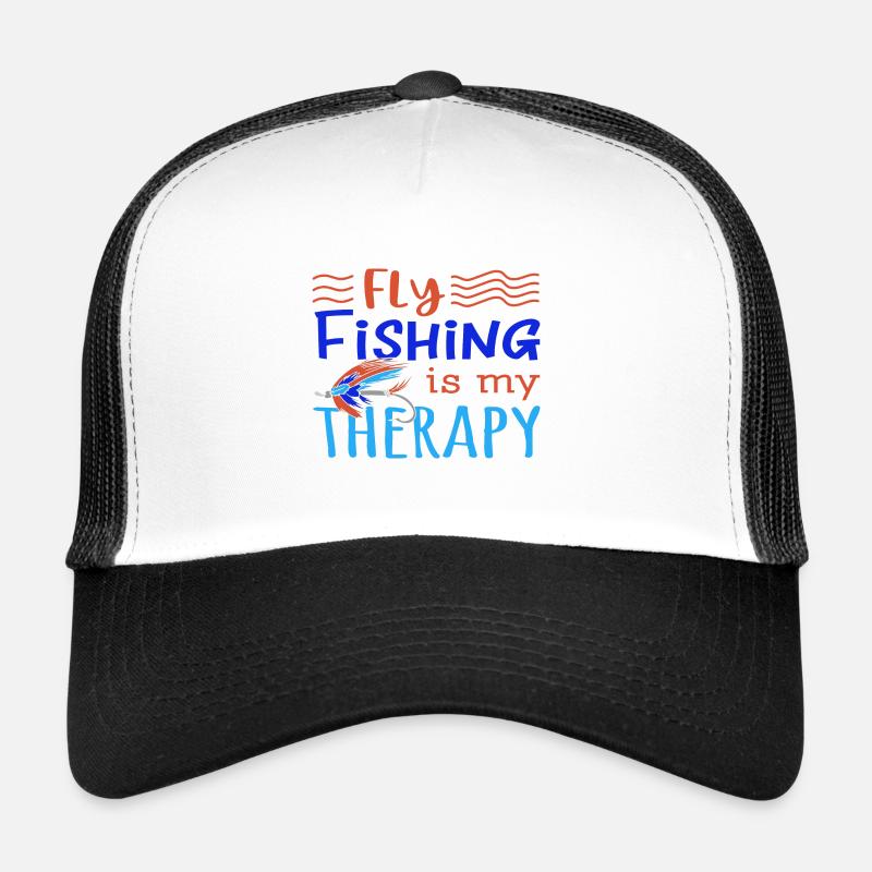 La pêche à la mouche comme thérapie Citation Casquette trucker 