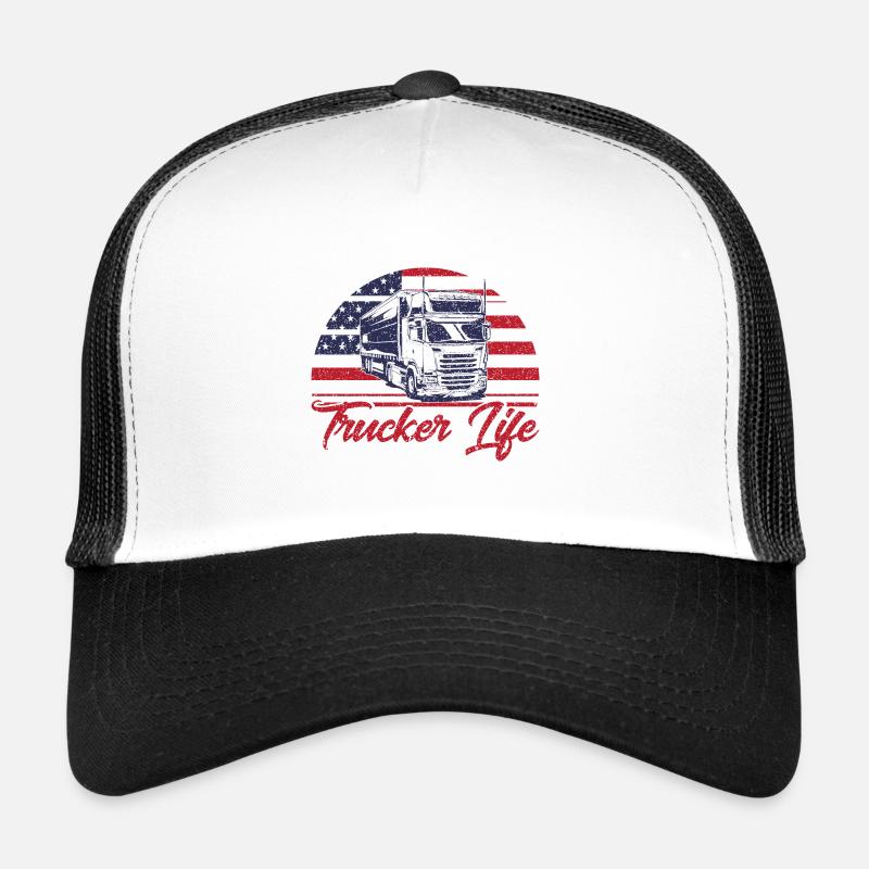 Semi-Trailer Truck Driver Trucker Gift Trucker Cap