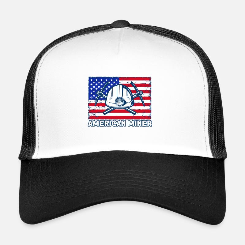 Mineurs de charbon Mineurs souterrains Exploitation minière Casquette trucker 
