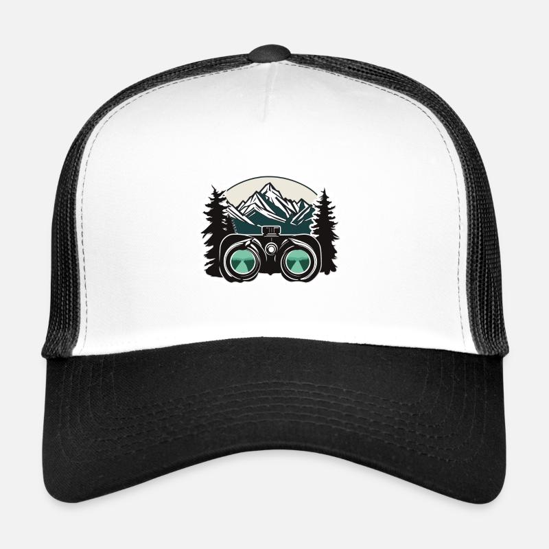 Fernglas / Beobachtung / Observation / Abenteuer Trucker Cap