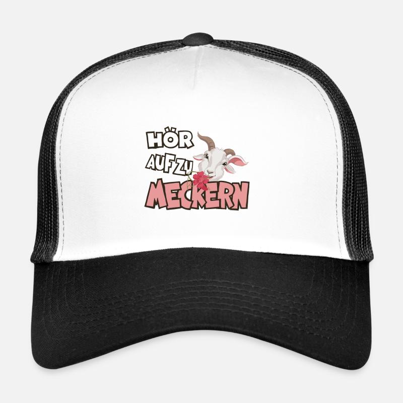 Hör auf zu meckern für eine Frau oder Mädchen Trucker Cap