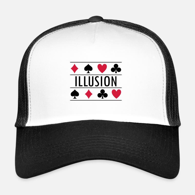 Illusion with map symbols Trucker Cap