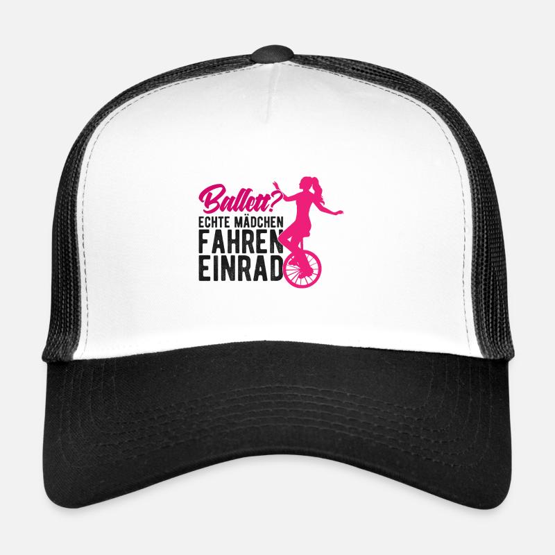 Einrad fahren Spruch Einradfahrerin Trucker Cap