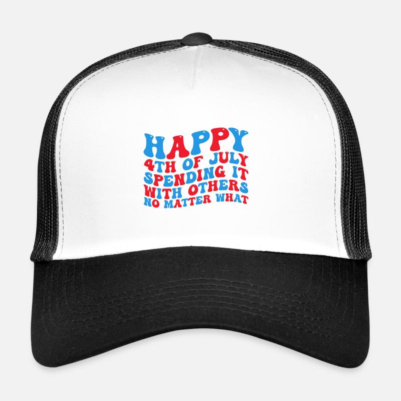 Glücklicher 4. Juli, der es mit anderen verbringt, Trucker Cap