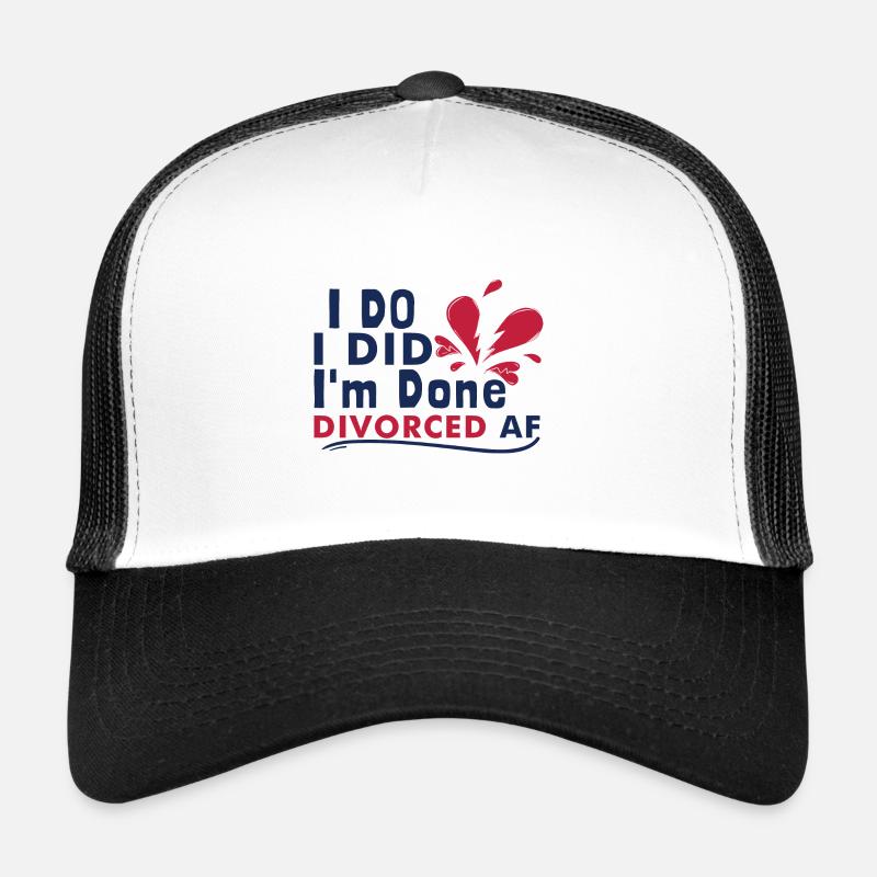 Funny Divorce Trucker Cap