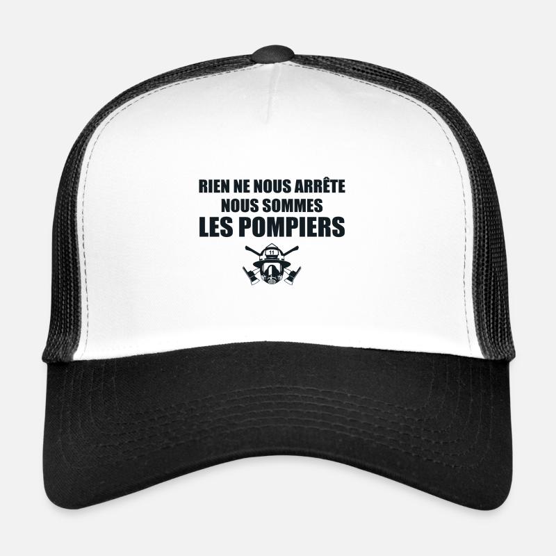 Rien n'arrête pas les pompiers, soldats du feu Casquette trucker 