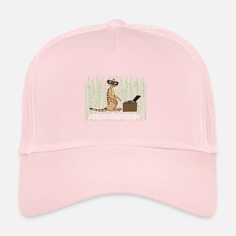 Computer Informatik Nerd Nerdmännchen für Trucker Cap