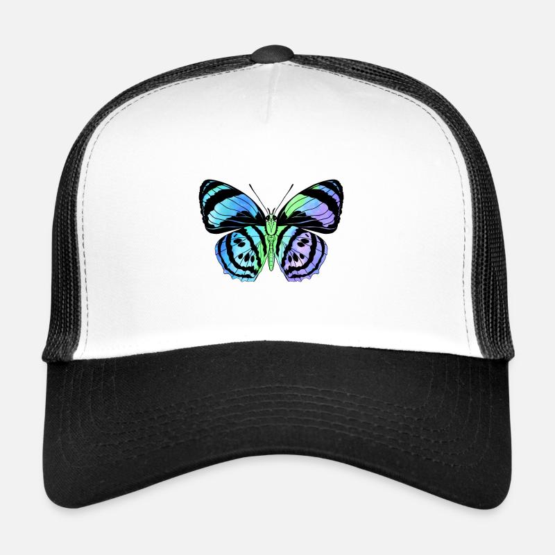 Schmetterling Schmetterling Tier bunt Farbe Trucker Cap