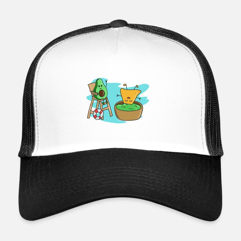 Vegan Vegetarier Avocado Sosse Dip I Geschenk Trucker Cap