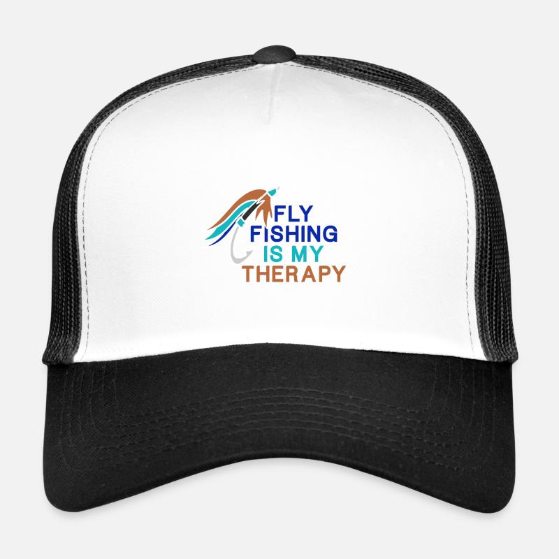 La pêche à la mouche comme thérapie Citation Casquette trucker 