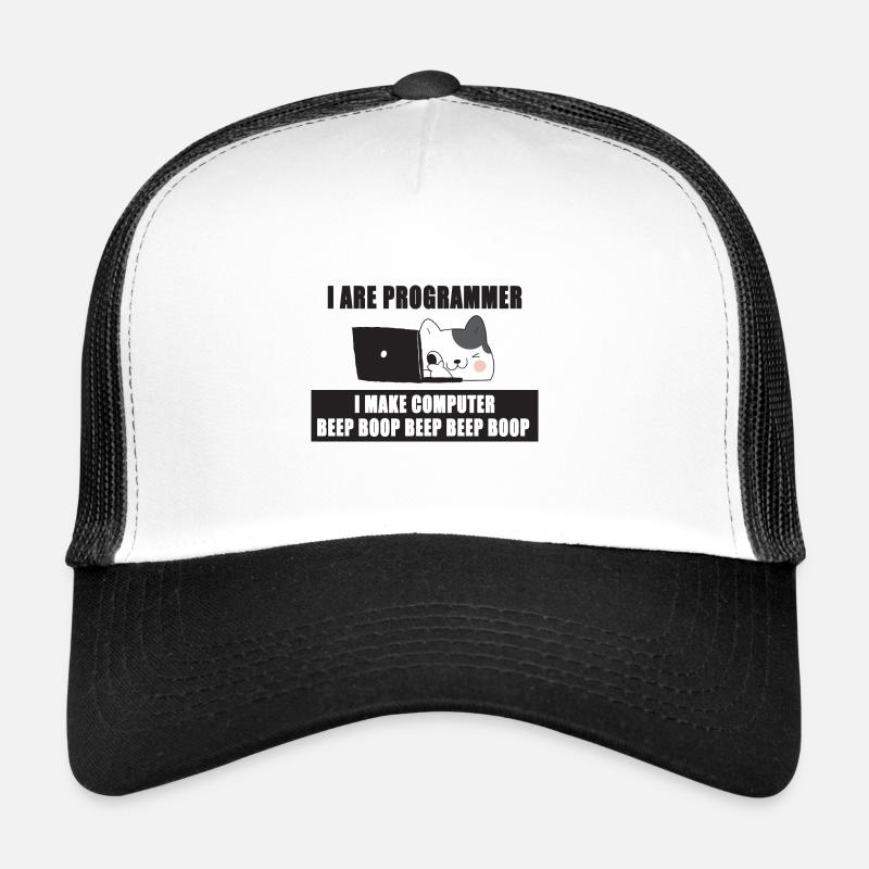 Ich bin Programmierer - Trucker Cap - Weiß/Schwarz