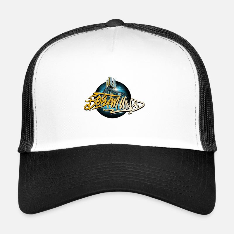 Dortmund - Trucker Cap - Weiß/Schwarz