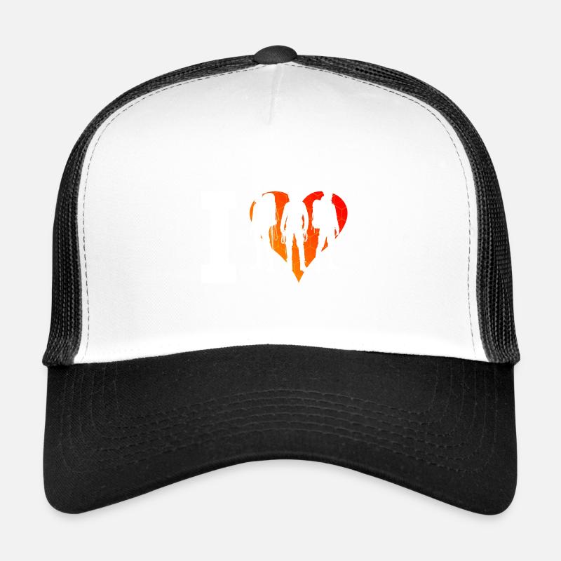 Climbing Climber Boulder Bouldern Klettern - Trucker Cap - Weiß/Schwarz