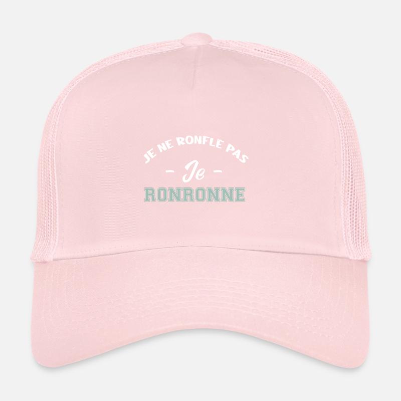 je ne ronfle pas je ronronne Casquette trucker 