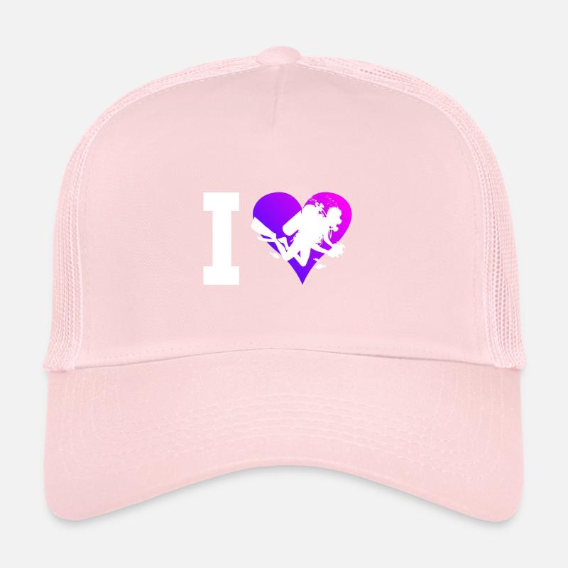 Plongée Libre Plongée Femme Plongeuse Plongeuse Casquette trucker 