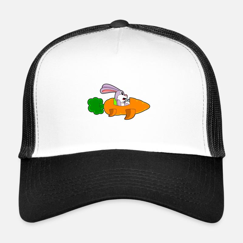 Rabbit Airplane Carrot Trucker Cap