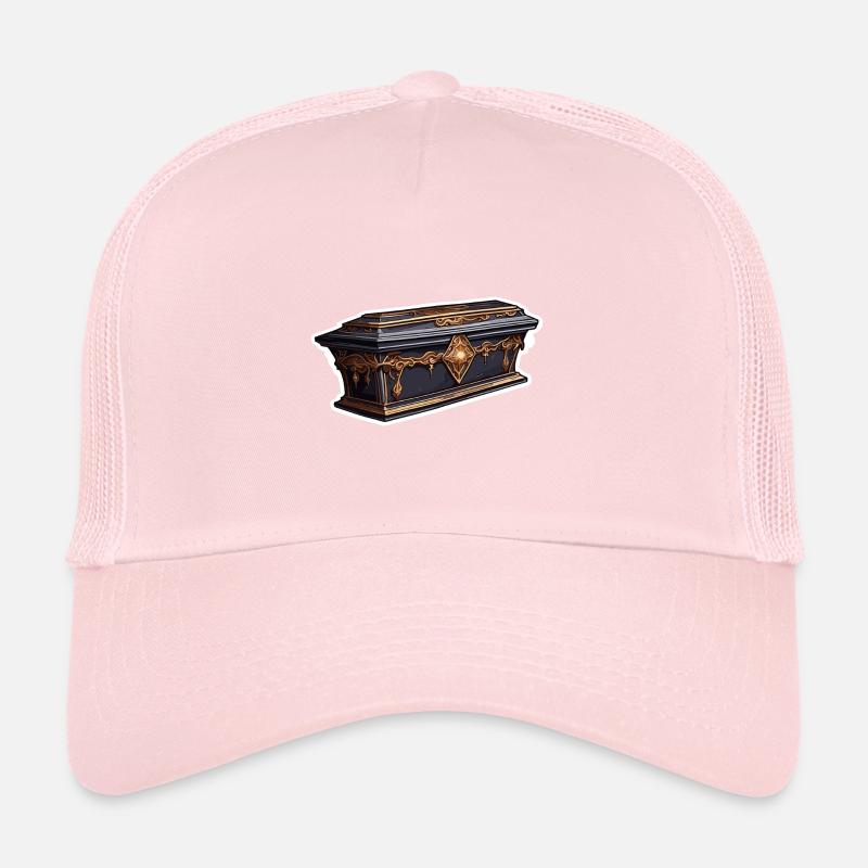 Coffin / Final Resting Place / Earth / Burial Trucker Cap