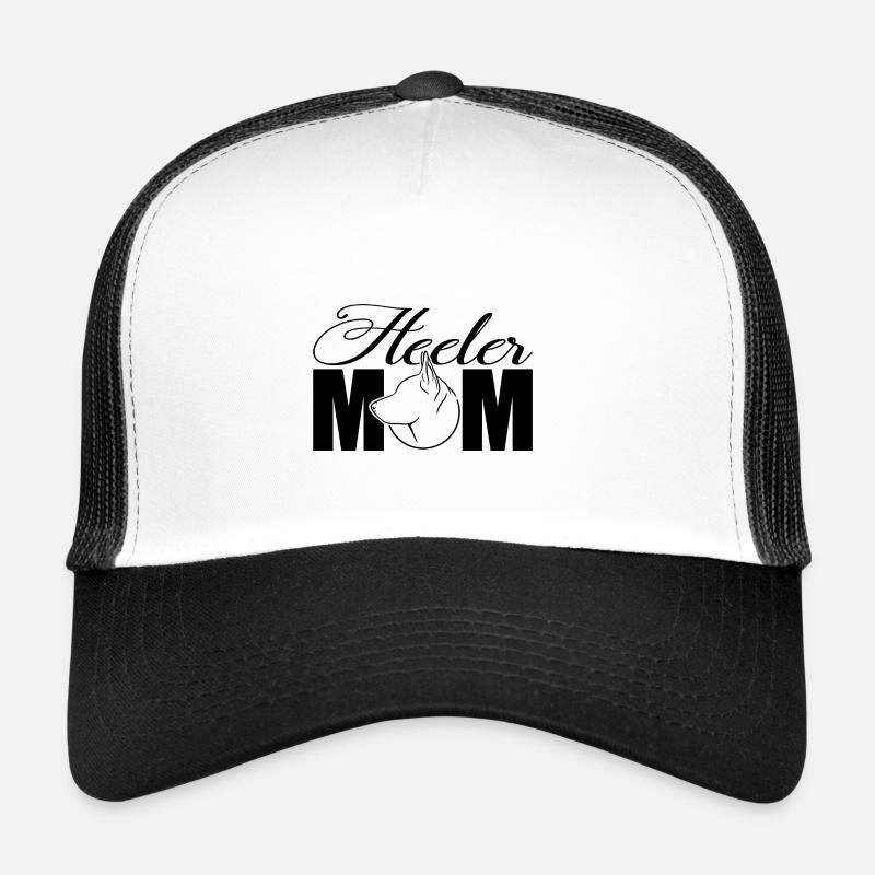Heeler Profile Maman Bouvier Chien Chiens Chien Wilsigns Casquette trucker 