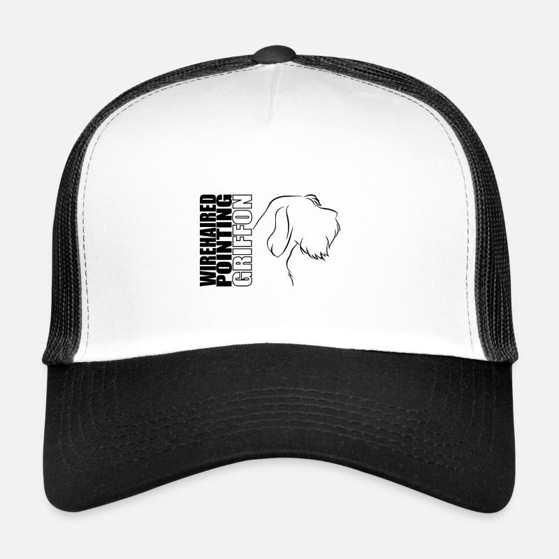 Wirehaired Pointing Griffon Profile Dogs Hunting Dog Trucker Cap