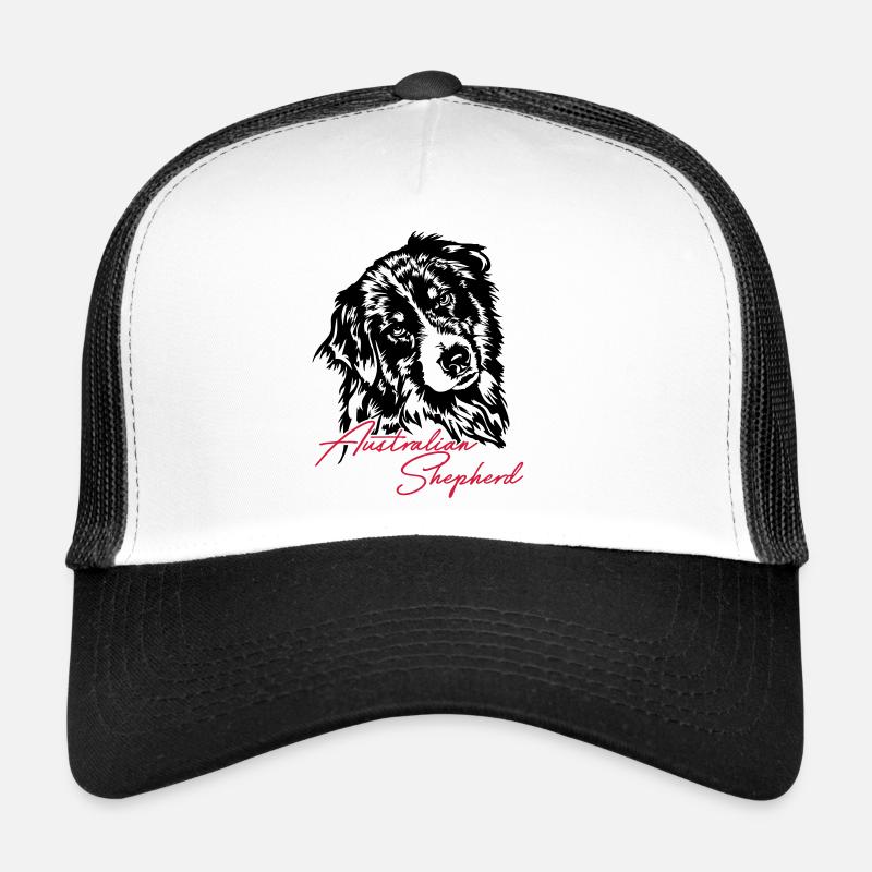 Berger australien Aussie Dog Wilsigns Dog Casquette trucker 