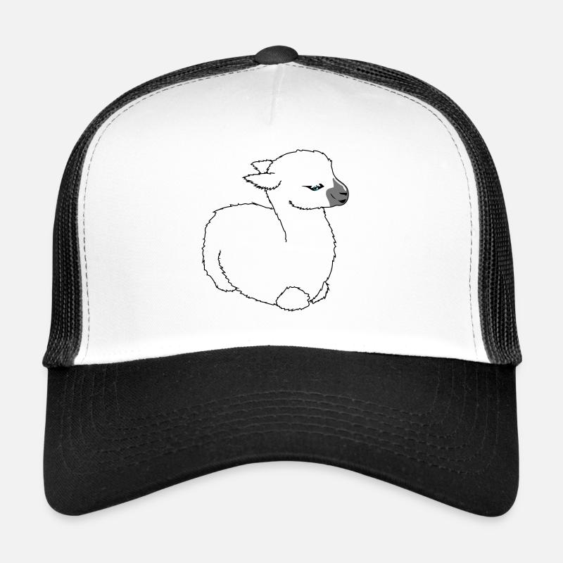 Baby llama - Trucker Cap - white/black