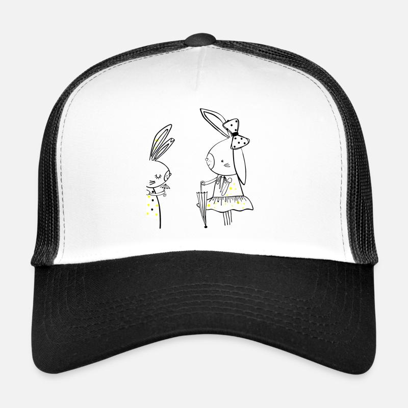Two bunnys Trucker Cap