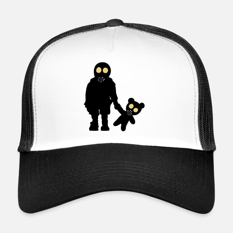 eddi ourson - petit garçon avec l'ours et le Casquette trucker 