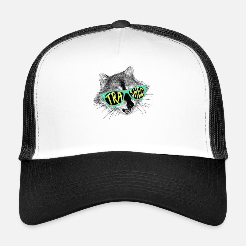 Verwüsteter Waschbär Trucker Cap