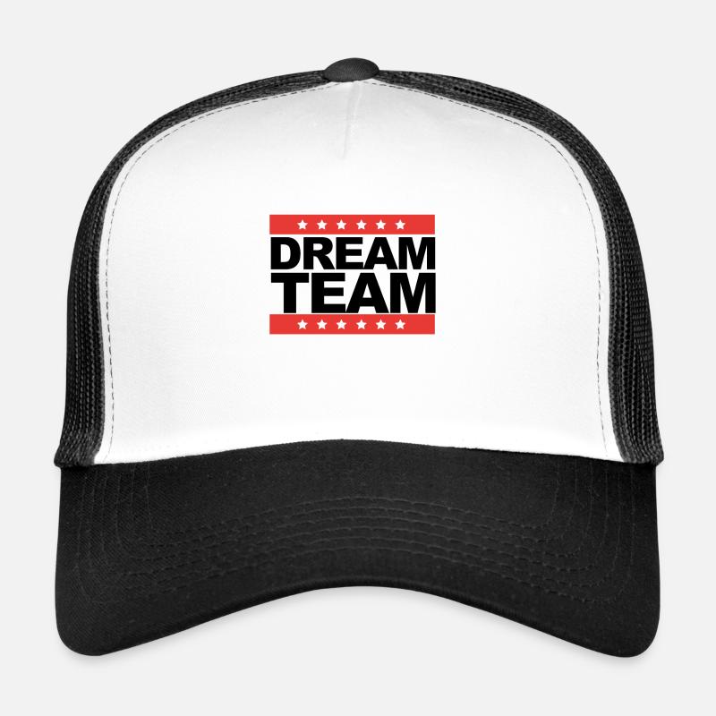 Traumteam - Trucker Cap - Weiß/Schwarz